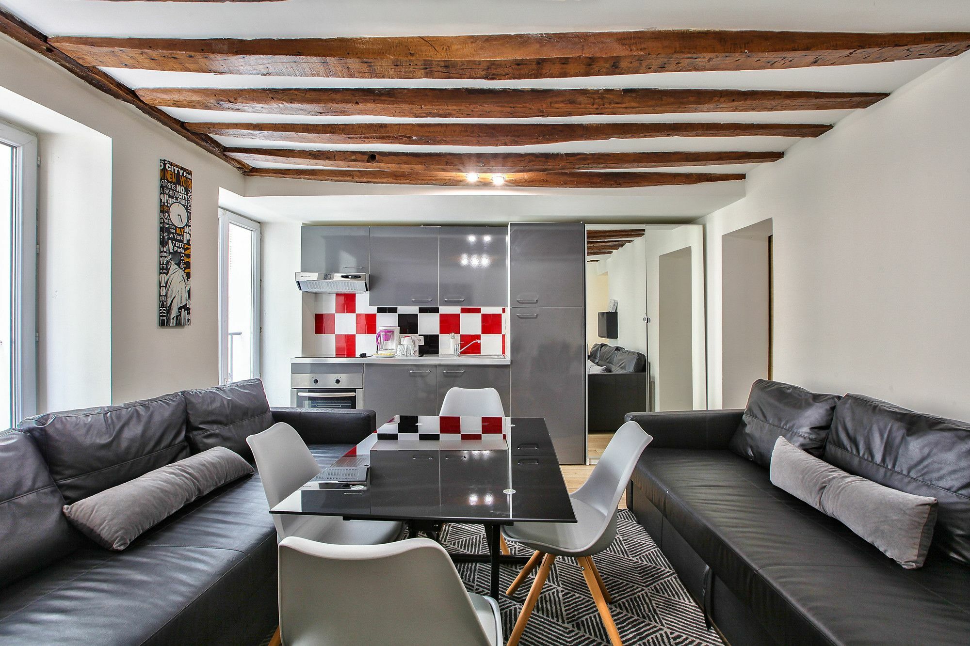 10 Design Flat Paris Grand Boulevards Buitenkant foto