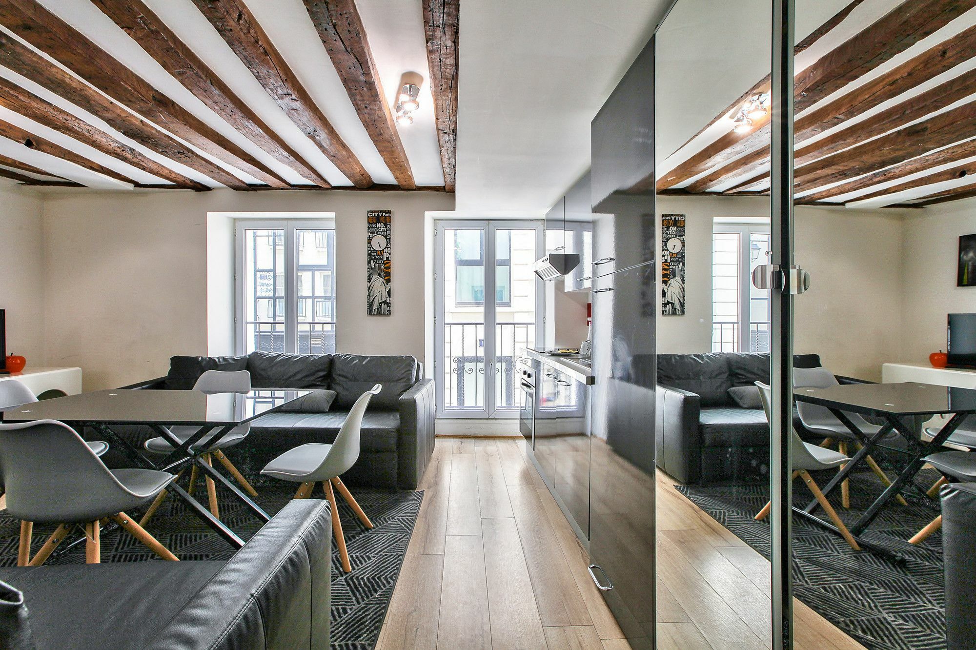 10 Design Flat Paris Grand Boulevards Buitenkant foto