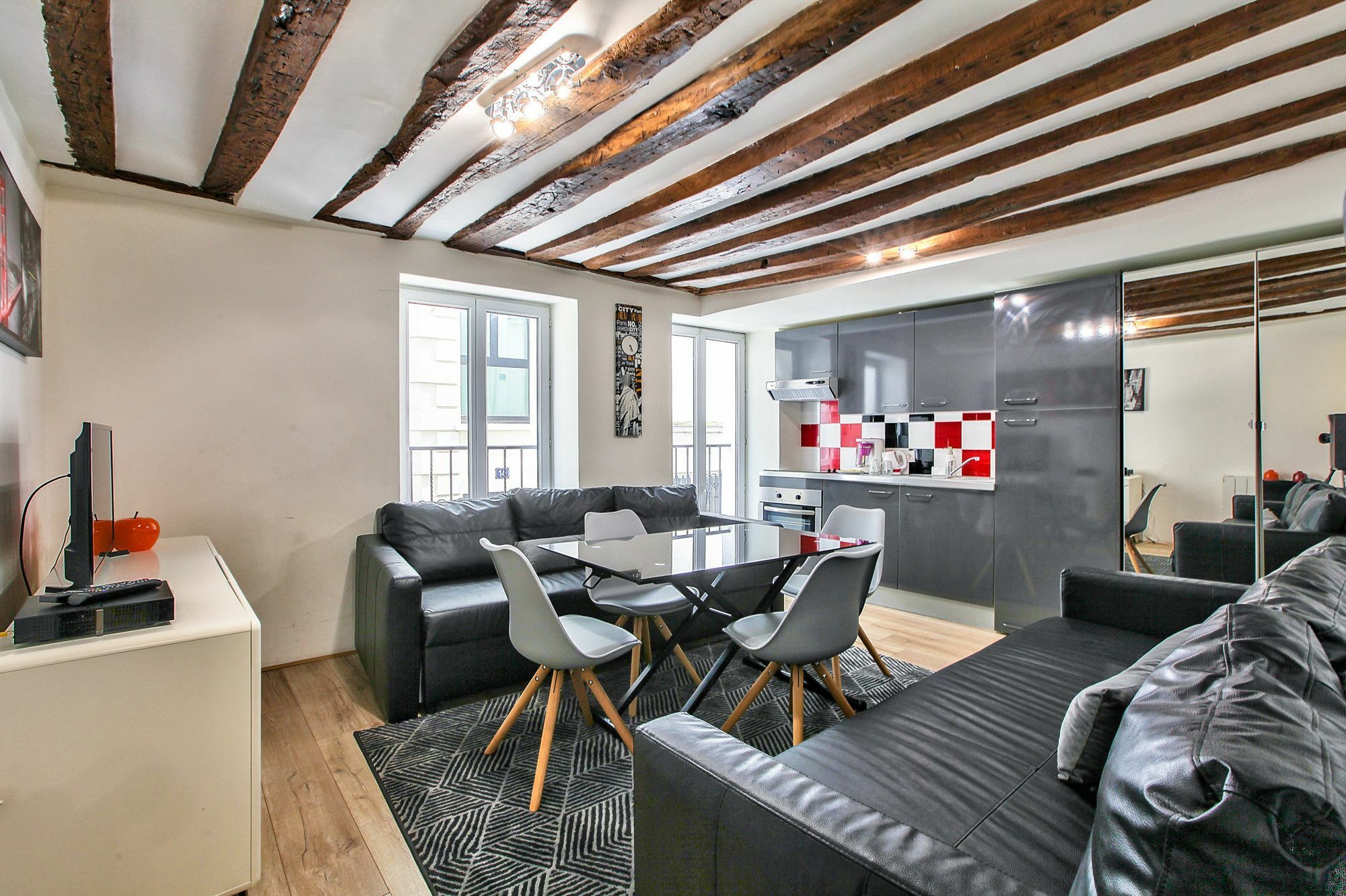 10 Design Flat Paris Grand Boulevards Buitenkant foto